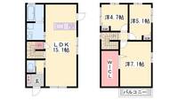 物件の間取り画像