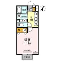 メゾンアドラブールの間取り