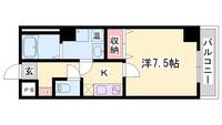 レジデンスM姫路の間取り