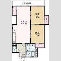 寿ハイツ305の間取り