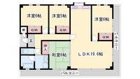 ツインヒルズ・広畑202の間取り