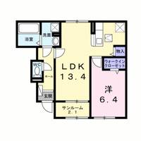 シャリティ・ベルⅠの間取り
