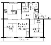 物件の間取り画像
