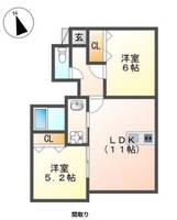物件の間取り画像