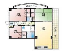 珈琲館ビル405の間取り