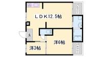 サンライズ高砂4号棟104の間取り