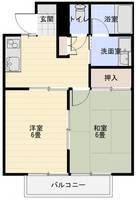 シャトーハイツ2の間取り
