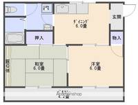 OMハイツ303の間取り