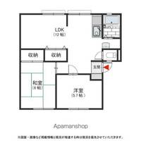ヴィラージュ北野田 A101号室の間取り