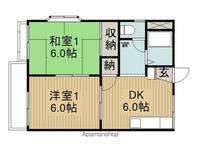 アームス・スズキA棟202の間取り