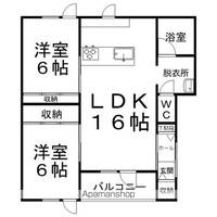 ステラ山下1-Aの間取り