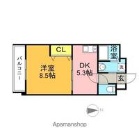 アドラブール干隈の間取り