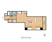 愛知県名古屋市東区東片端町の賃貸マンションの間取り