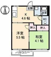 ハイツあかね A棟の間取り