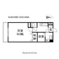 オプティマス医大南の間取り