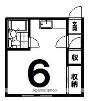 コーポ生野205の間取り