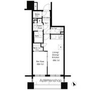 東京都豊島区北大塚2丁目の賃貸マンションの間取り