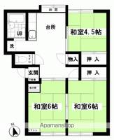 坂本コーポ202の間取り
