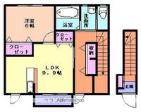 ブルックスタウンC棟の間取り