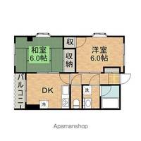 東京都福生市大字福生の賃貸マンションの間取り