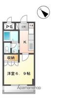埼玉県狭山市入間川2丁目の賃貸マンションの間取り