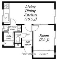 物件の間取り画像