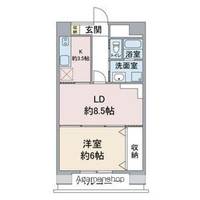 愛知県名古屋市北区若葉通3丁目の賃貸マンション302の間取り