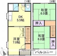 ブルーベリーはるか Cの間取り
