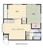 サンパレス韮川Ⅲの間取り