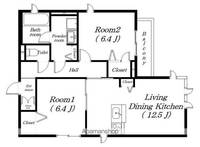 滋賀県草津市草津町の賃貸アパートの間取り