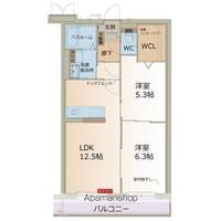 カーサ デルソーレの間取り