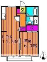 リバーサイド金光の間取り