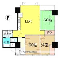 コンチネンタルハイツ郡山201の間取り