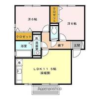 サザンスクェア Dの間取り