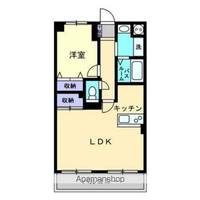 香川県高松市木太町の賃貸マンションの間取り