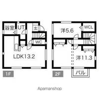 愛知県清須市上条2丁目(一戸建)の賃貸物件戸建ての間取り