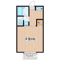 宮城県仙台市若林区大和町3丁目の賃貸アパートの間取り