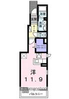メゾンラフレシールⅡの間取り
