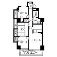 シュロス東白壁の間取り