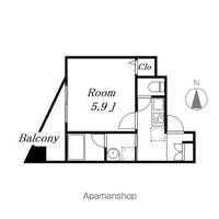 愛知県名古屋市中区新栄1丁目の賃貸マンションの間取り