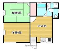 新館アパート101の間取り