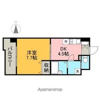 愛知県名古屋市中村区名駅南5丁目の賃貸マンション401の間取り