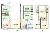 滋賀県長浜市八幡東町(一戸建)の賃貸物件の間取り