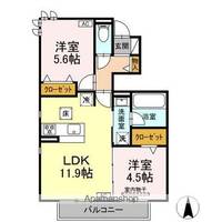 駅西IIIの間取り