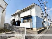 岡山県笠岡市美の浜の賃貸アパートの外観