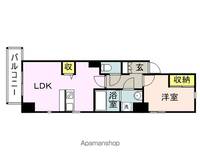 福岡県福岡市中央区渡辺通2丁目の賃貸マンションの間取り
