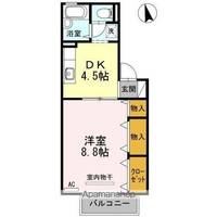 ドミール古川 B棟の間取り