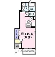 宮城県仙台市青葉区愛子東3丁目の賃貸アパートの間取り