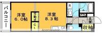 ルネッサンス21千早306の間取り