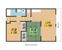 CHEZ−SOI TATSUMI Ⅱ番館の間取り